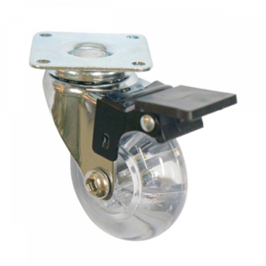 Mēbeļu ritenis, d50/42x42 35kg ar bremzi