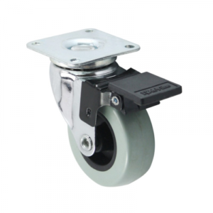 Mēbeļu ritenis, d50/42х42 H- 65mm ar bremzi , 22kg
