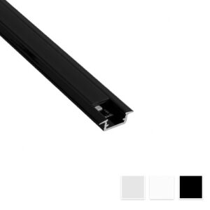 Iefrezējams LED profils Nr.1 ar melnu reflektoru, L- 3m