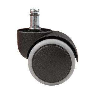 Grozāms ritenis ar tapu D-50mm H-60mm Pelēks/Melns