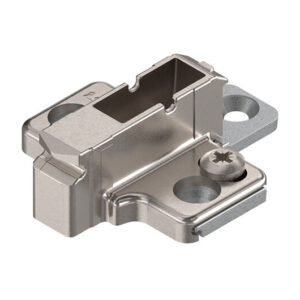 BLUM CLIP krustveida pamatiņš lietais, 9 mm, ar 6 mm eiroskrūvēm