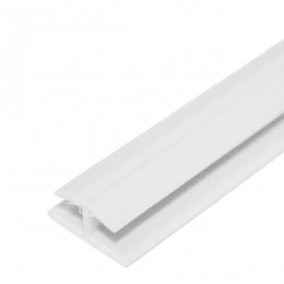 H profils, L-2000mm, balts