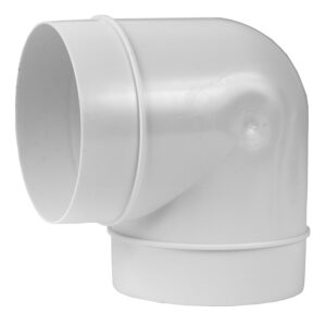 Līkums plastmasas,100mm, 90*