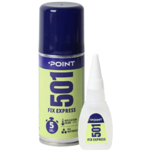 Superlīme ar aktivatoru POINT 501 Fix Express 100ml